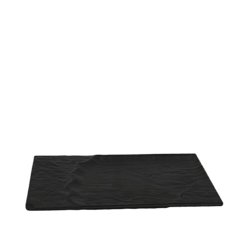 Ultraform Melamin Siyah Dgen Tabak 20X31Cm - ULTRAFORM MELAMİN