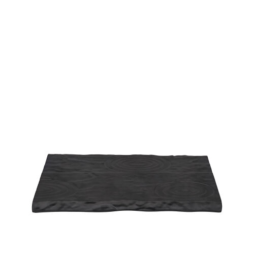 Ultraform Melamin Siyah Dgen Tabak 22X41Cm - ULTRAFORM MELAMİN