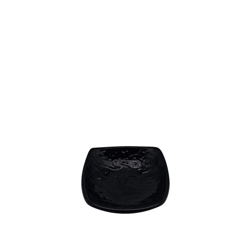 Ultraform Melamin Siyah Kare Oyuk Tabakk 9X9Cm - ULTRAFORM MELAMİN