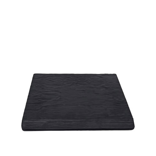 Ultraform Melamin Siyah Kare Tabak 28X28Cm - ULTRAFORM MELAMİN