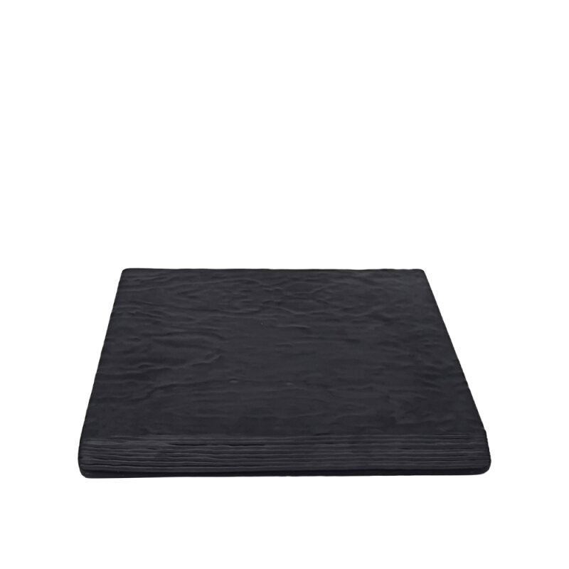 Ultraform Melamin Siyah Kare Tabak 28X28Cm - 1