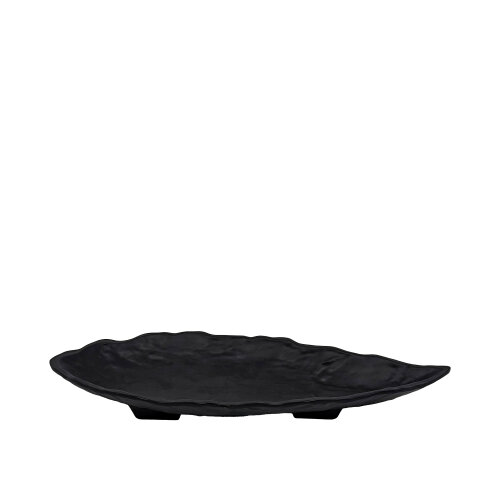Ultraform Melamin Siyah Leaf Tabak 16X38Cm - ULTRAFORM MELAMİN
