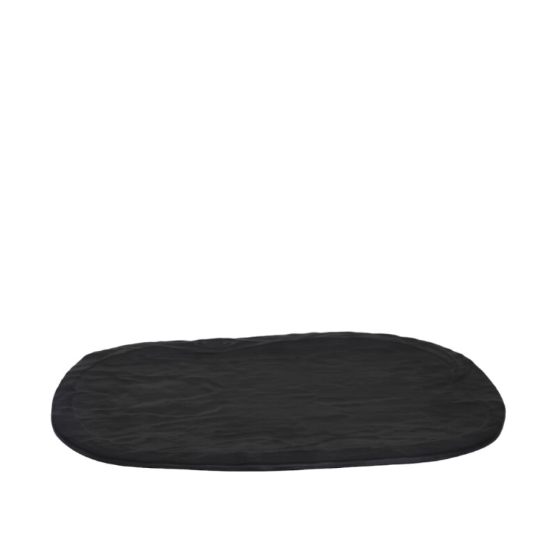 Ultraform Melamin Siyah Oblong Sunum Tabakk 23X36Cm - 1