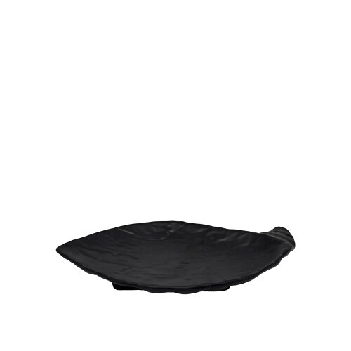 Ultraform Melamin Siyah Oval Tabak 16X25Cm - ULTRAFORM MELAMİN