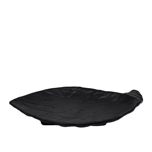 Ultraform Melamin Siyah Oval Tabak 22X35Cm - ULTRAFORM MELAMİN