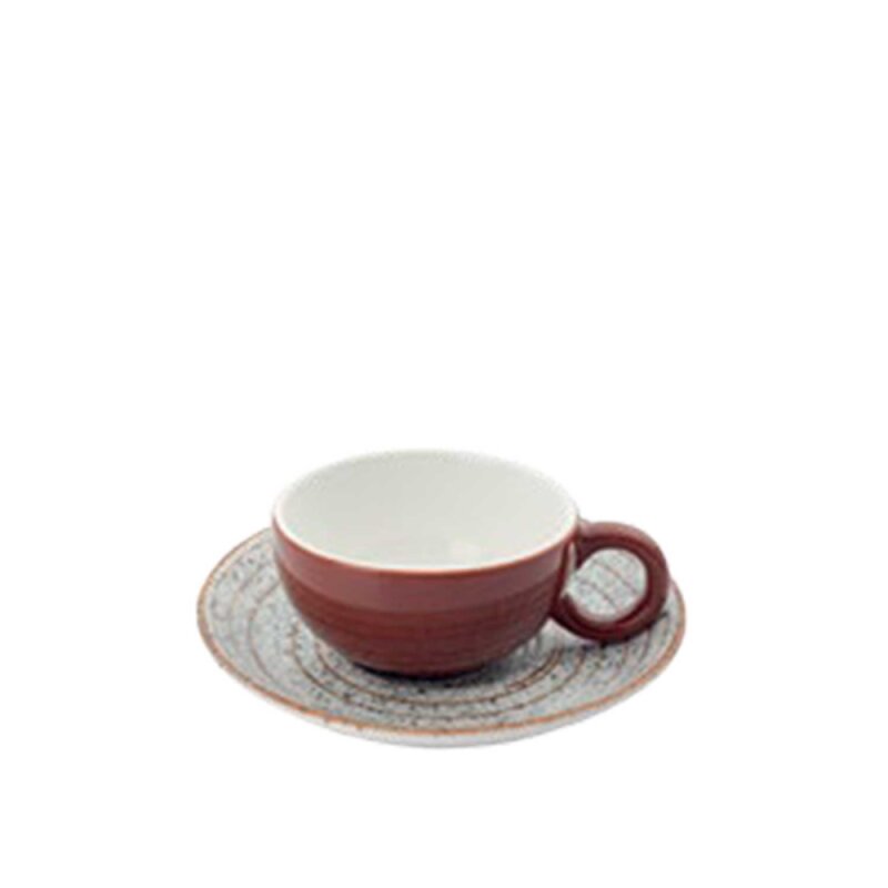 Ultraform Hotel Porselen Fincan+Tabak 14 cm - 1