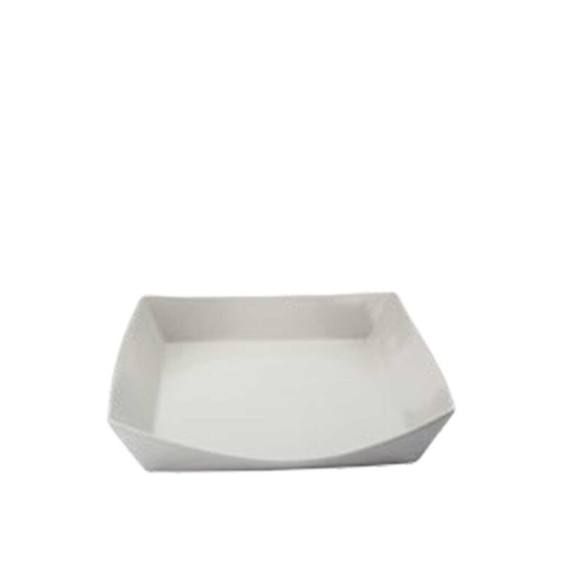 Ultraform Hotel Porselen Gray Kare Sunum Tabak 20 cm - 1