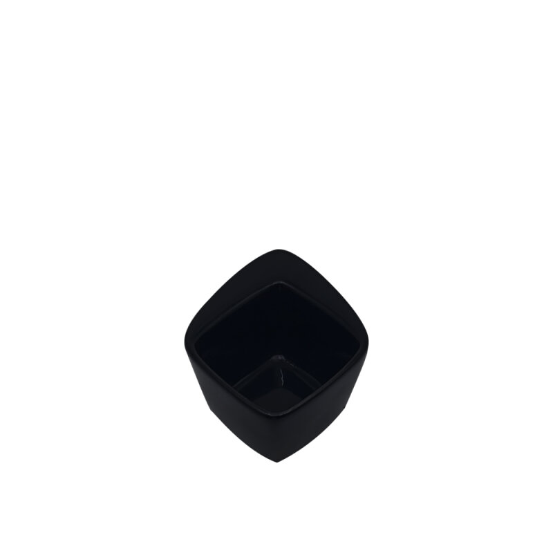 Ultraform Hotel Porselen Minimal Kase 10 cm Siyah - 1