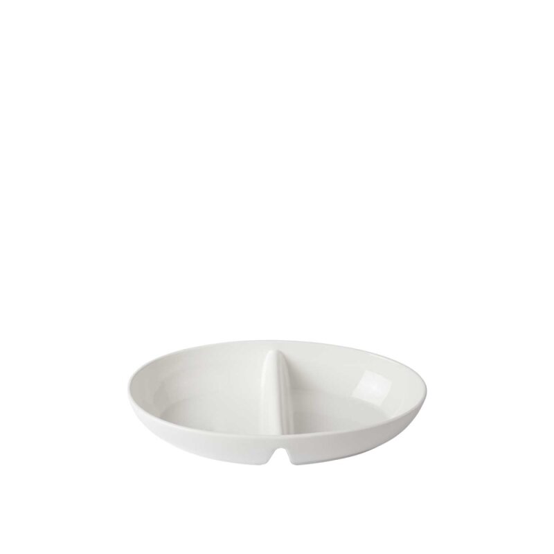 Ultraform Hotel Porselen 2 Böl. Oval Kase 32X20 cm - 1