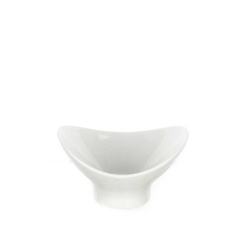 Ultraform Hotel Porselen Ayaklı Gondol Kase 14X11 cm - 1