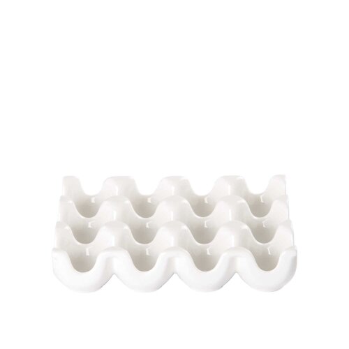 Ultraform Hotel Porselen Yumurta Tabak 12 Bölmeli 19X14 cm - ULTRAFORM PORSELEN