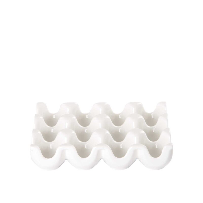 Ultraform Hotel Porselen Yumurta Tabak 12 Bölmeli 19X14 cm - 1