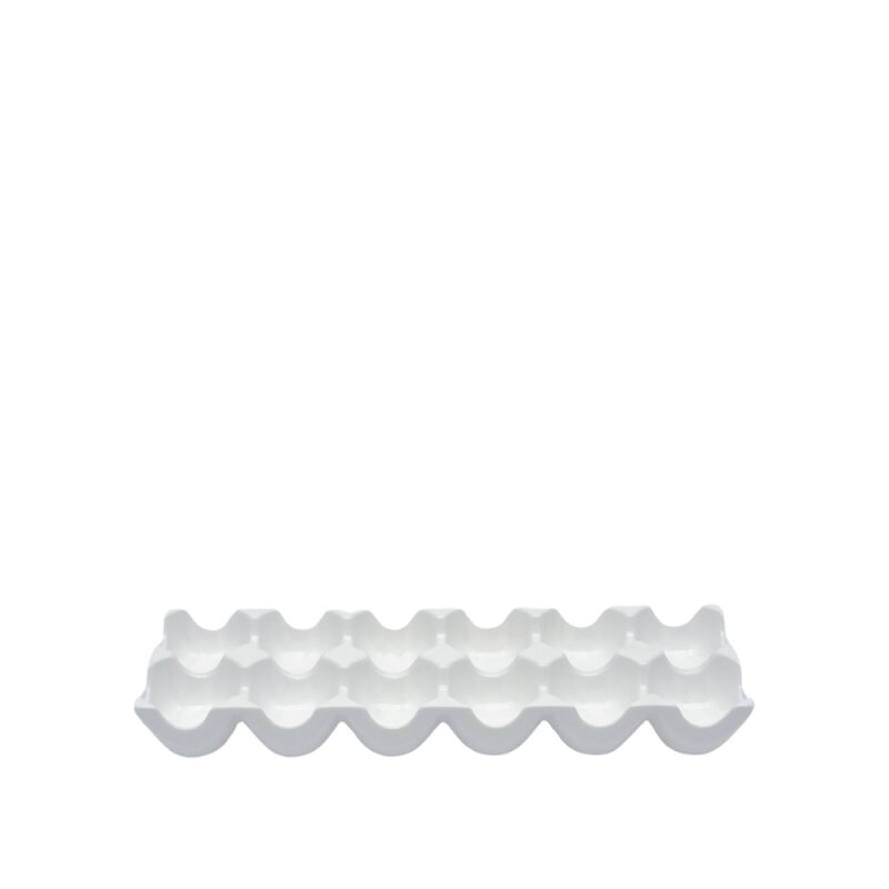 Ultraform Hotel Porselen Egg Tabak 12 Bölmeli 30X10 cm - 1