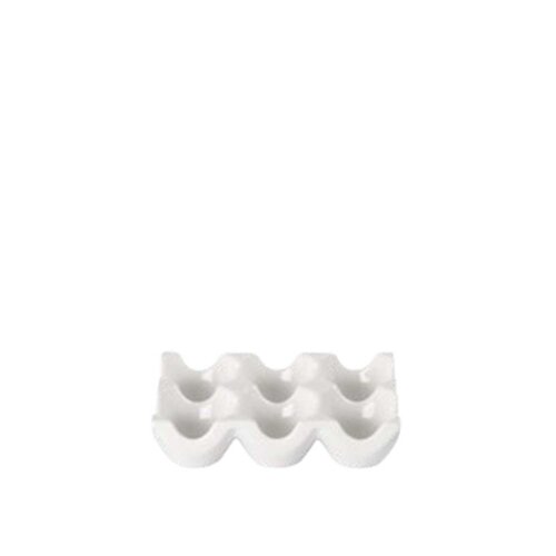 Ultraform Hotel Porselen Egg Tabak 6 Bölmeli 15X10 cm - ULTRAFORM PORSELEN
