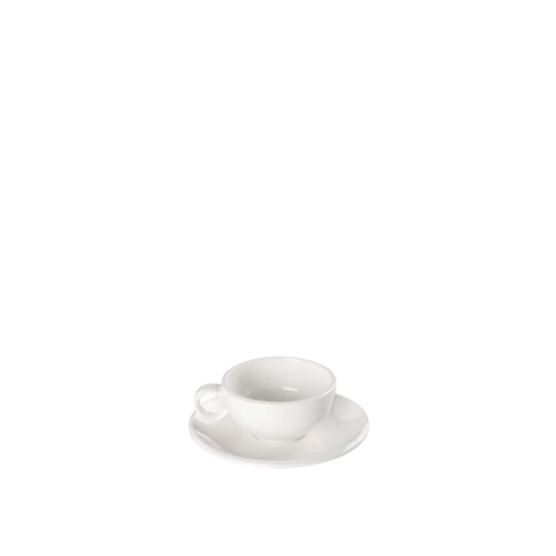 Ultraform Hotel Porselen Kahve Fincan + Tabak 75 ml - 1