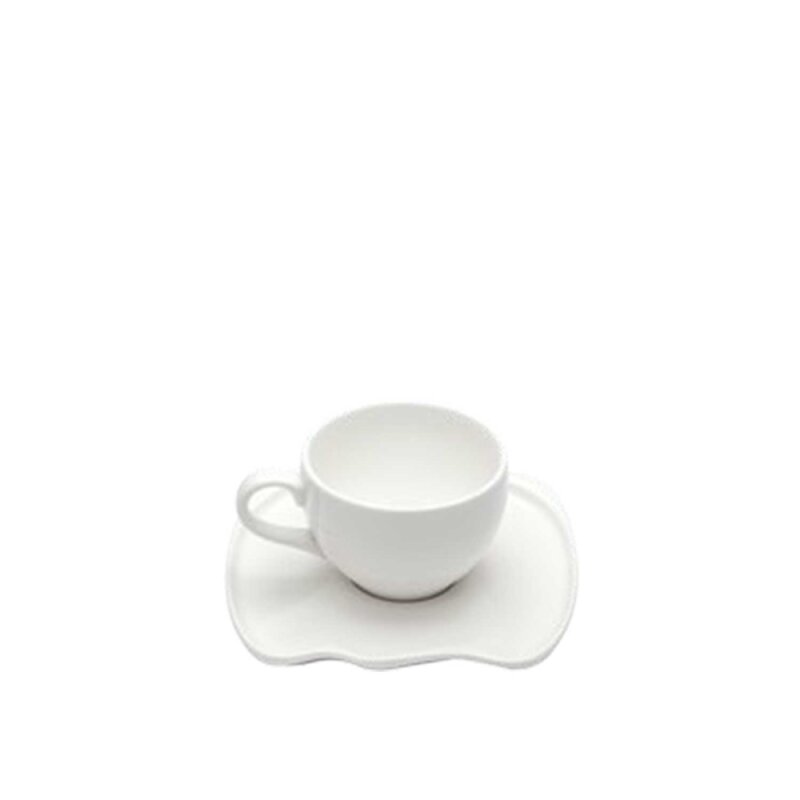 Ultraform Hotel Porselen Kahve Fincan + Tabak No 1 - 1