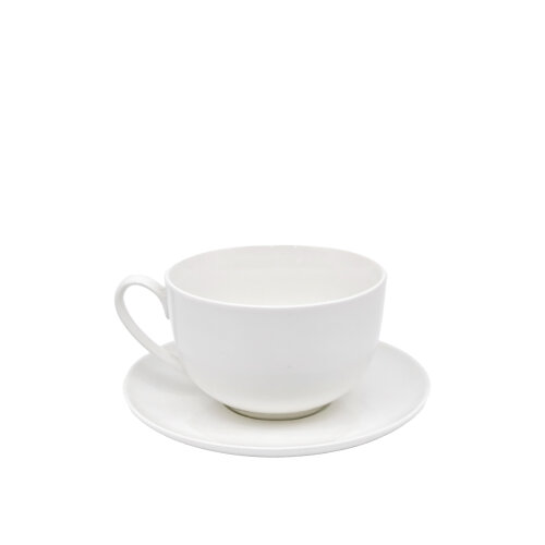 Ultraform Hotel Porselen Çay Fincan + Tabak No 3 - ULTRAFORM PORSELEN