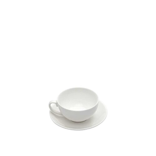 Ultraform Hotel Porselen Çay Fincan + Tabak No 4 - ULTRAFORM PORSELEN