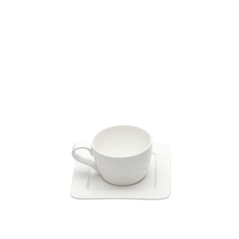 Ultraform Hotel Porselen Kahve Fincan + Tabak No 5 - 1