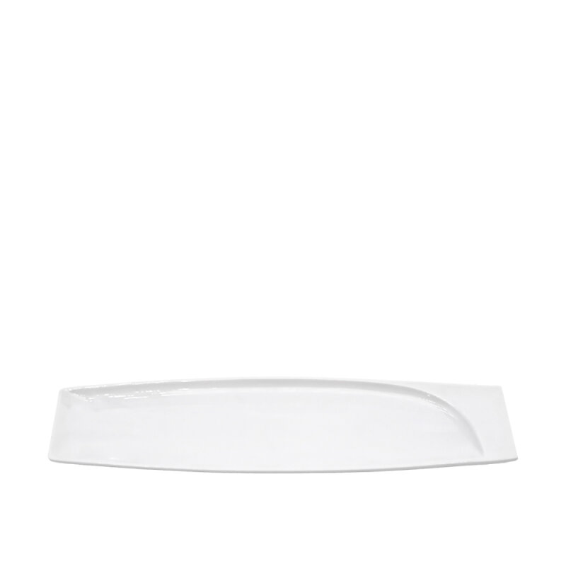 Ultraform Hotel Porselen Moon Kayık Tabak 38,5X10,5 - 1