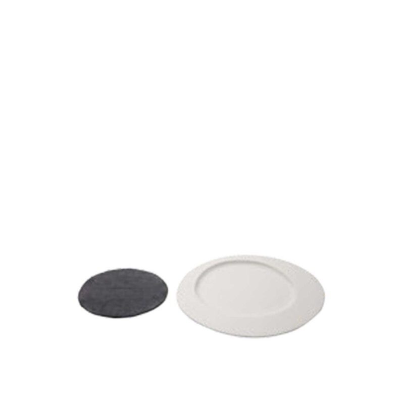 Ultraform Hotel Porselen Slate Taş Oval F2633135 İçin 21X17 cm - 1