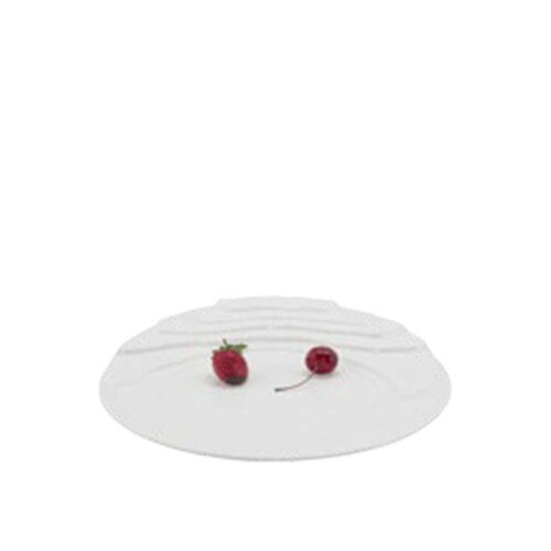 Ultraform Hotel Porselen Taş Kabartma Desenli Sunum Tabak 30 cm - ULTRAFORM PORSELEN