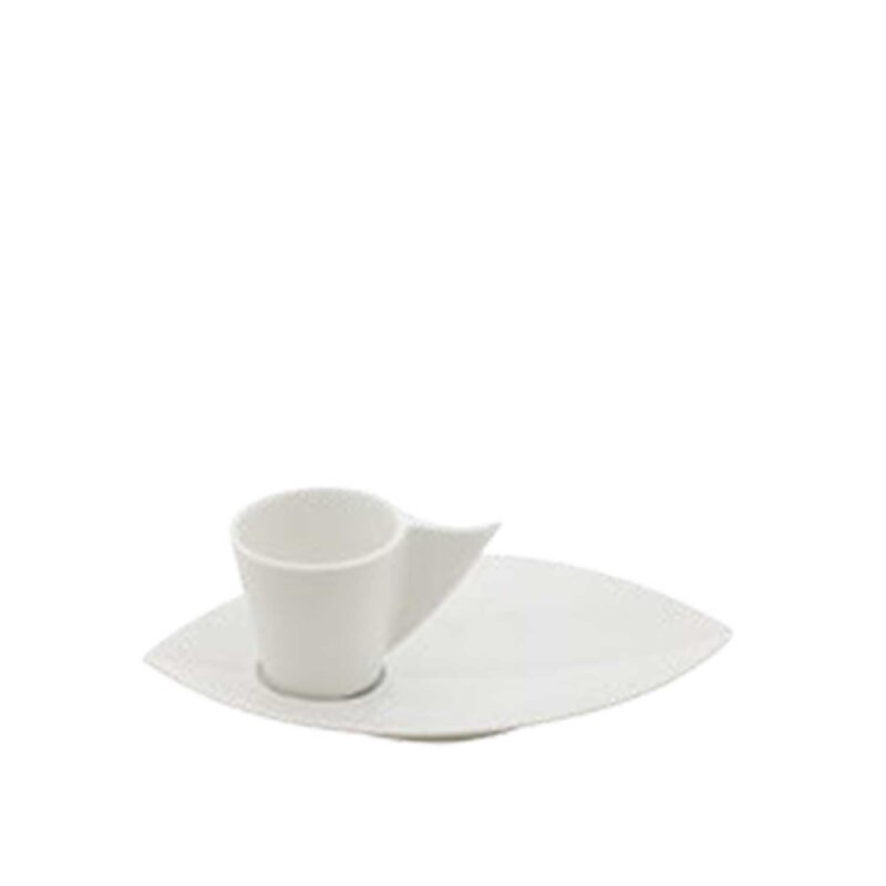 Ultraform Hotel Porselen Yaprak Kahve Fin.Tabak 23 cm - 1