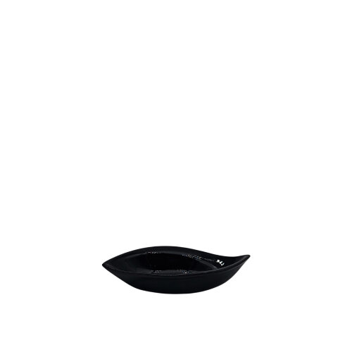 Ultraform Hotel Porselen Yaprak Sunum Kase 13,5X7,5X3 cm Siyah - ULTRAFORM PORSELEN