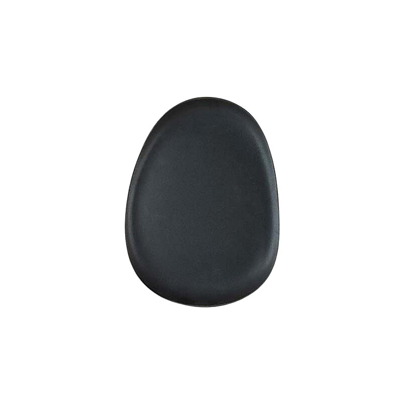 Matgusto A La Venice Mat Siyah Düz Tabak Q:20 H:3,5 cm VEM252035 - 1