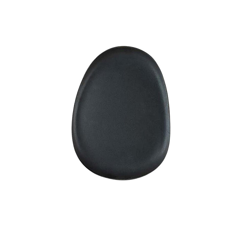 Matgusto A La Venice Mat Siyah Düz Tabak Q:30 H:4 cm VEM25304 - 1