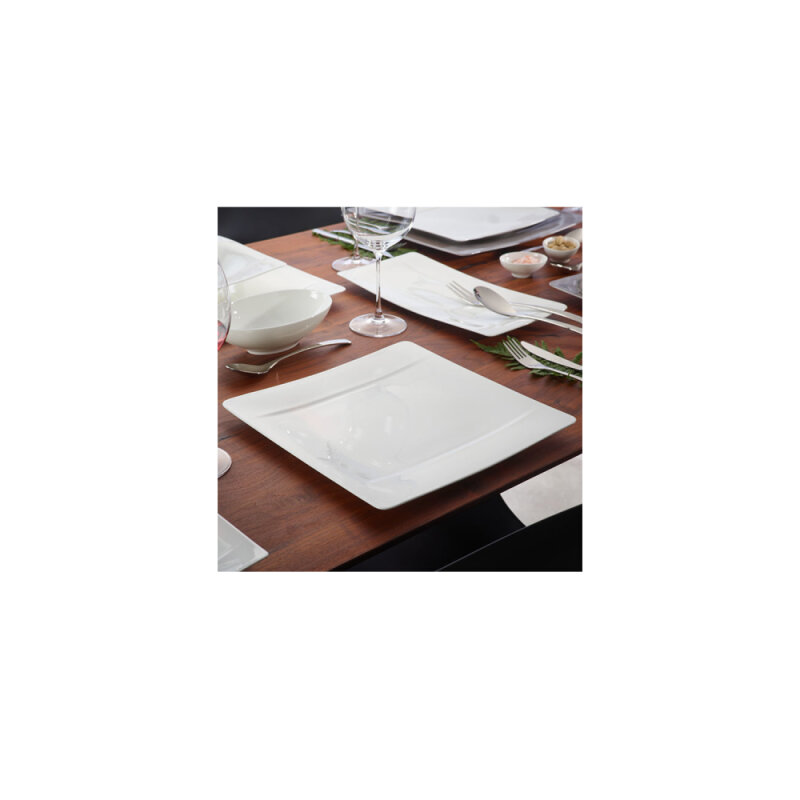 Villeroy & Boch Modern Grace Düz Tabak 27 x 27 cm 1045102610 - 1
