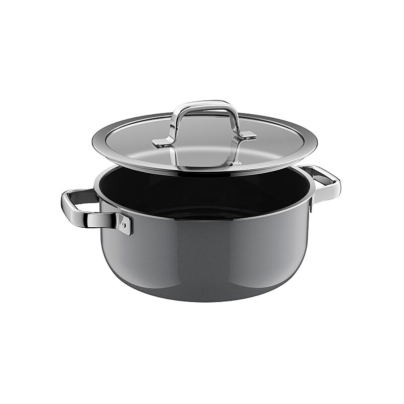 Wmf Low Casserole Ft mineral Pro, 24Cm, Platinum - 2