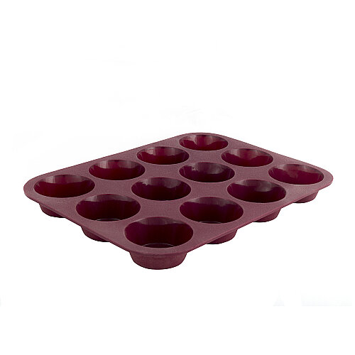 Yaşar Cam 12 Lı Club Muffin Pan Bordo - YAŞAR CAM