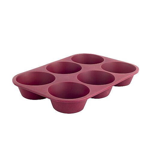 Yaşar Cam 6 Lı Büyük Muffin Bordo - YAŞAR CAM
