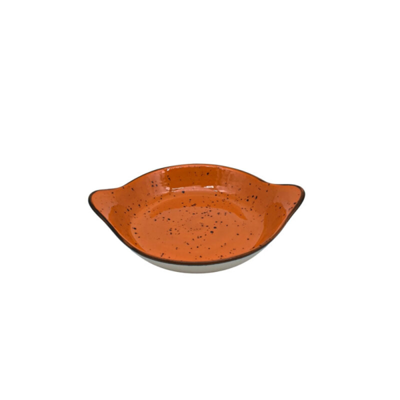Zest Porcelain Yuvarlak Sahan Sunum 16Cm -Paris Turuncu - 1