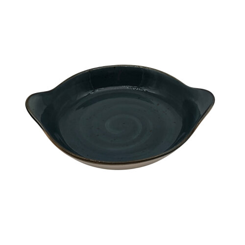 Zest Porcelain Yuvarlak Sahan Sunum 16Cm -Paris K.Mavi - ZEST PORCELAIN