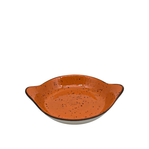 Zest Porcelain Yuvarlak Sahan Sunum 19Cm -Paris Turuncu - ZEST PORCELAIN