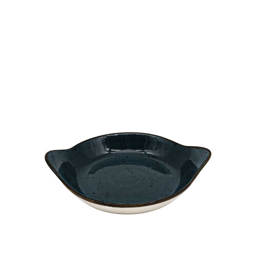 Zest Porcelain Yuvarlak Sahan Sunum 19Cm -Paris K.Mavi - ZEST PORCELAIN